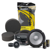 Alpine R2-S65C, R Series 6.5" 2-Way Hi-Res Speakers+ Foam Baffle Kit Bundle