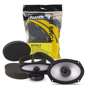 Alpine S2-S69, S Series 6x9" 2-Way Hi-Res Speakers + Foam Baffle Kit Bundle