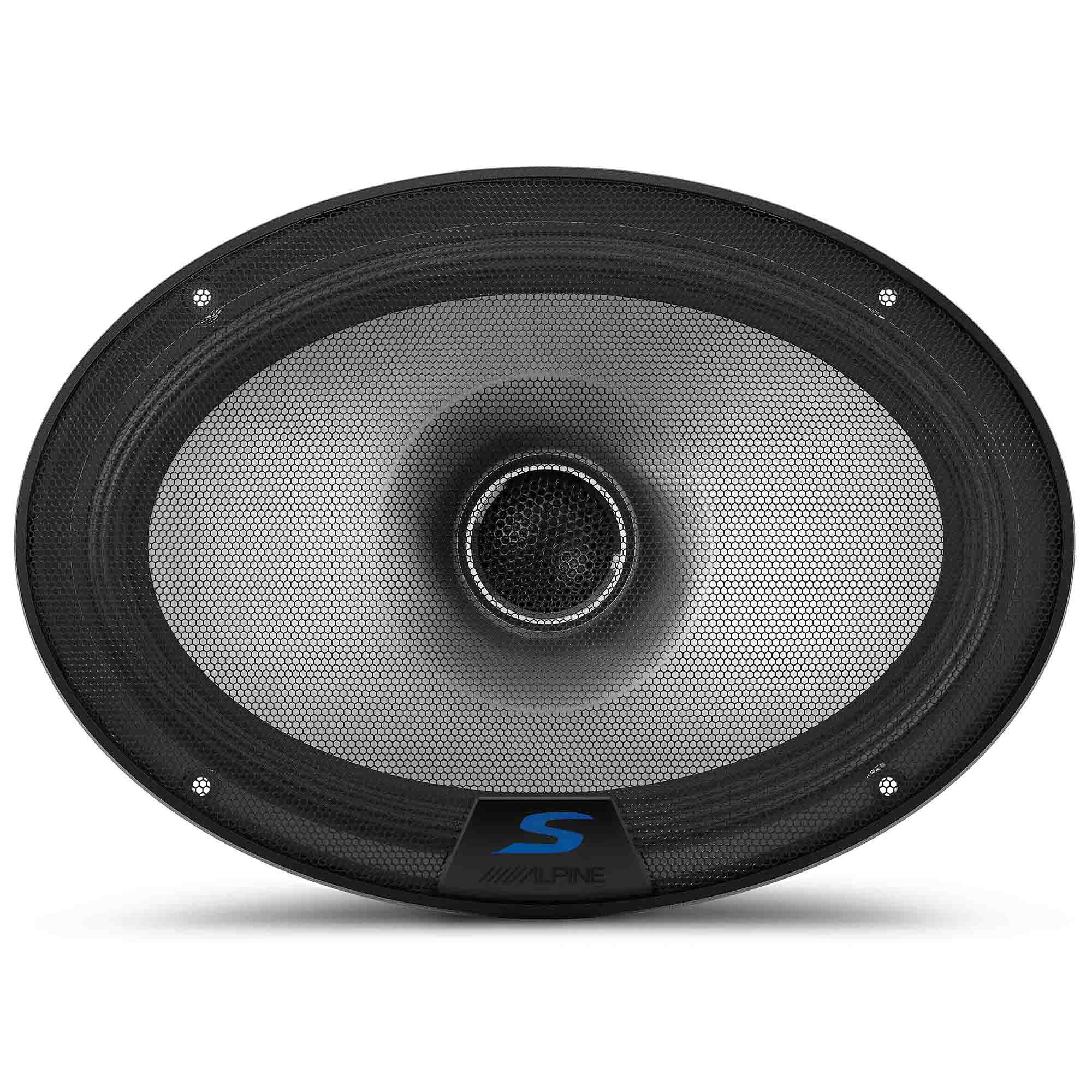 Alpine S2-S69, S Series 6x9" 2-Way Hi-Res Speakers + Foam Baffle Kit Bundle