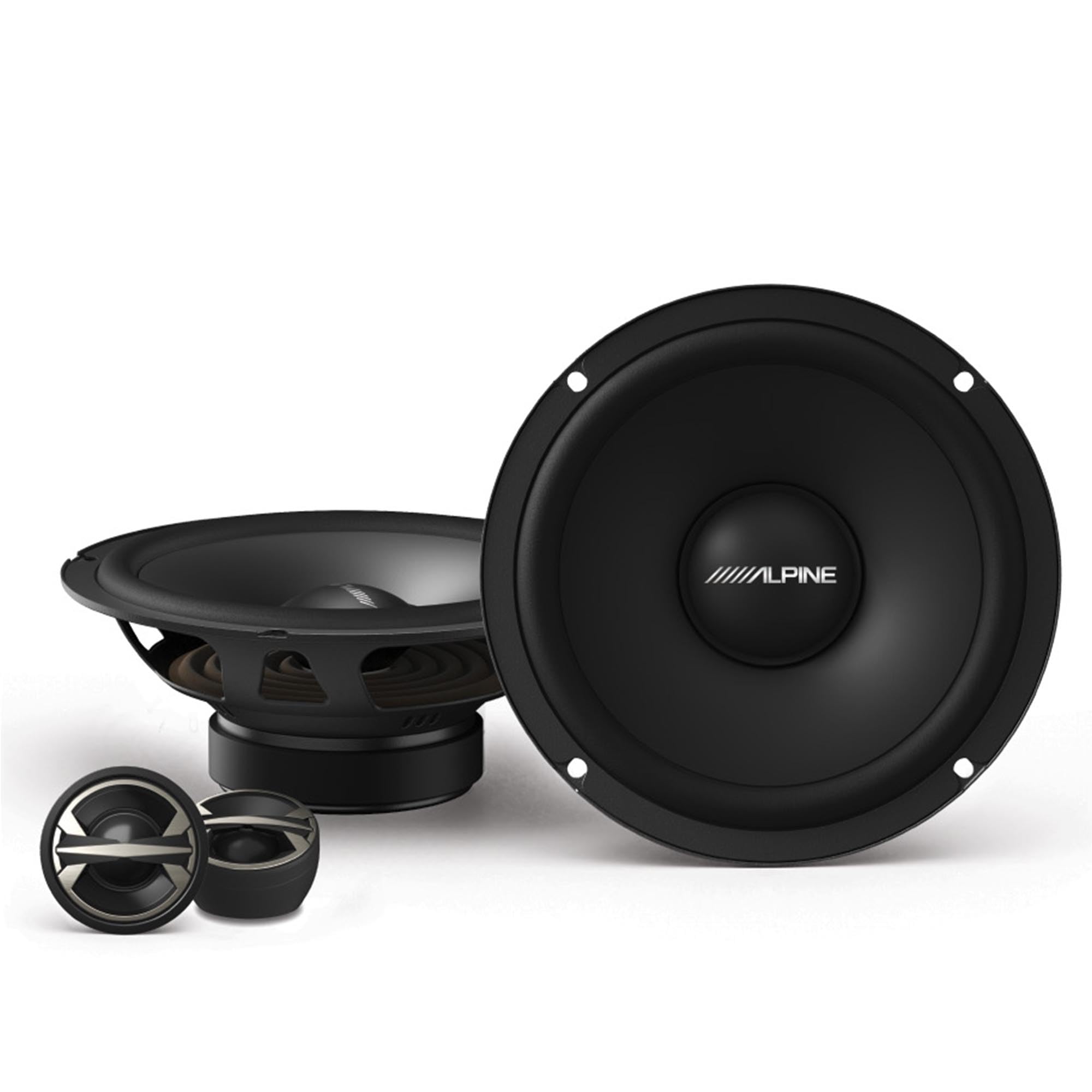 Alpine EL-E65C-G, EL Series 6.5" 2-Way Component Speakers