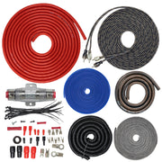 SoundBox ECK4, 4 Gauge CCA Complete Amplifier Install Wiring Kit - 2300W Peak