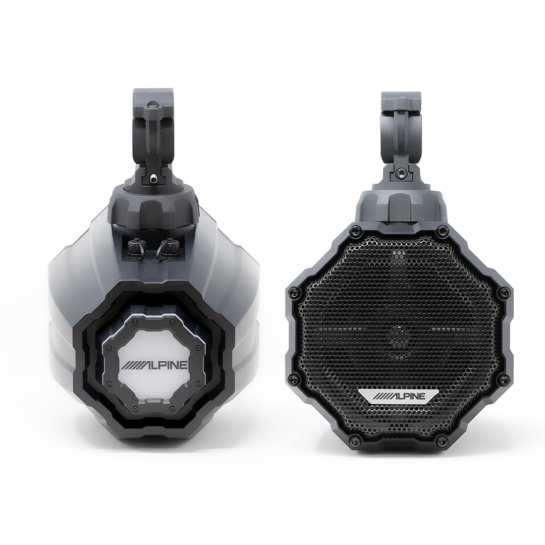 Alpine SPV-65RGB-CAN, 6.5" Weather-Resistant Universal Fit Speaker Pods for Side-by-Side / UTV