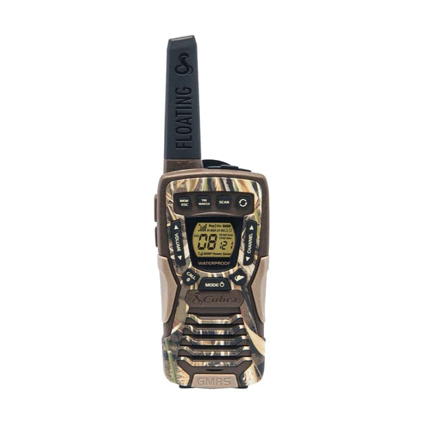 Cobra ACXT1035R FLT CAMO, 37-Mile, Rugged And Floating Two-Way Radio, Camo, 2 Pack