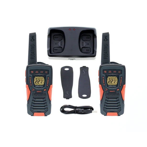 Cobra ACXT1035R FLT, 37-Mile, Rugged And Floating Two-Way Radio, 2 Pack