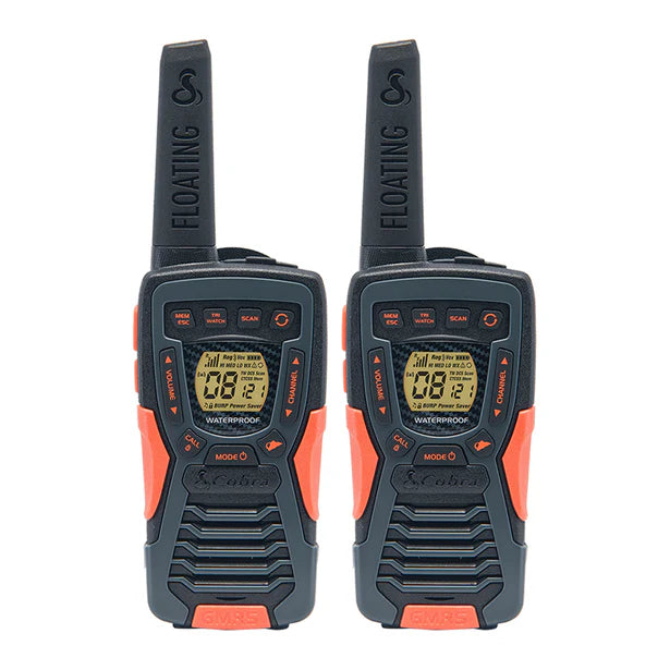 Cobra ACXT1035R FLT, 37-Mile, Rugged And Floating Two-Way Radio, 2 Pack