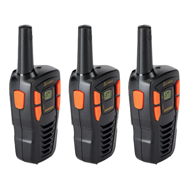 Cobra ACXT145-3, 16-Mile Range Two-Way Radio, 3 Pack