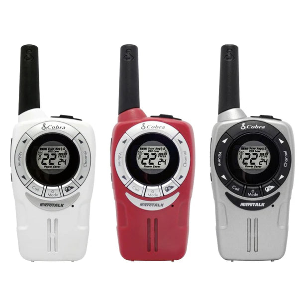 Cobra ACXT360, 25 Mile Range Two-Way Radio, 3 Pack