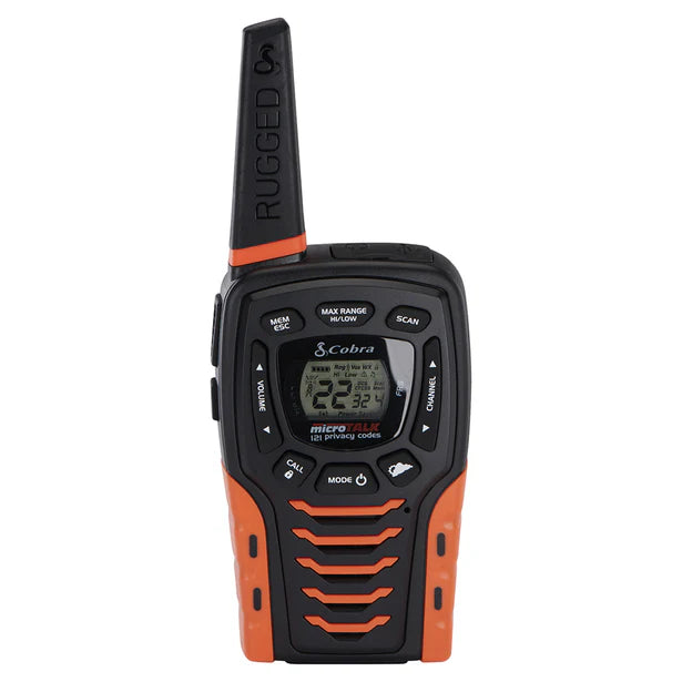 Cobra ACXT645, 35-Mile Range Two-Way Radio, 2 Pack