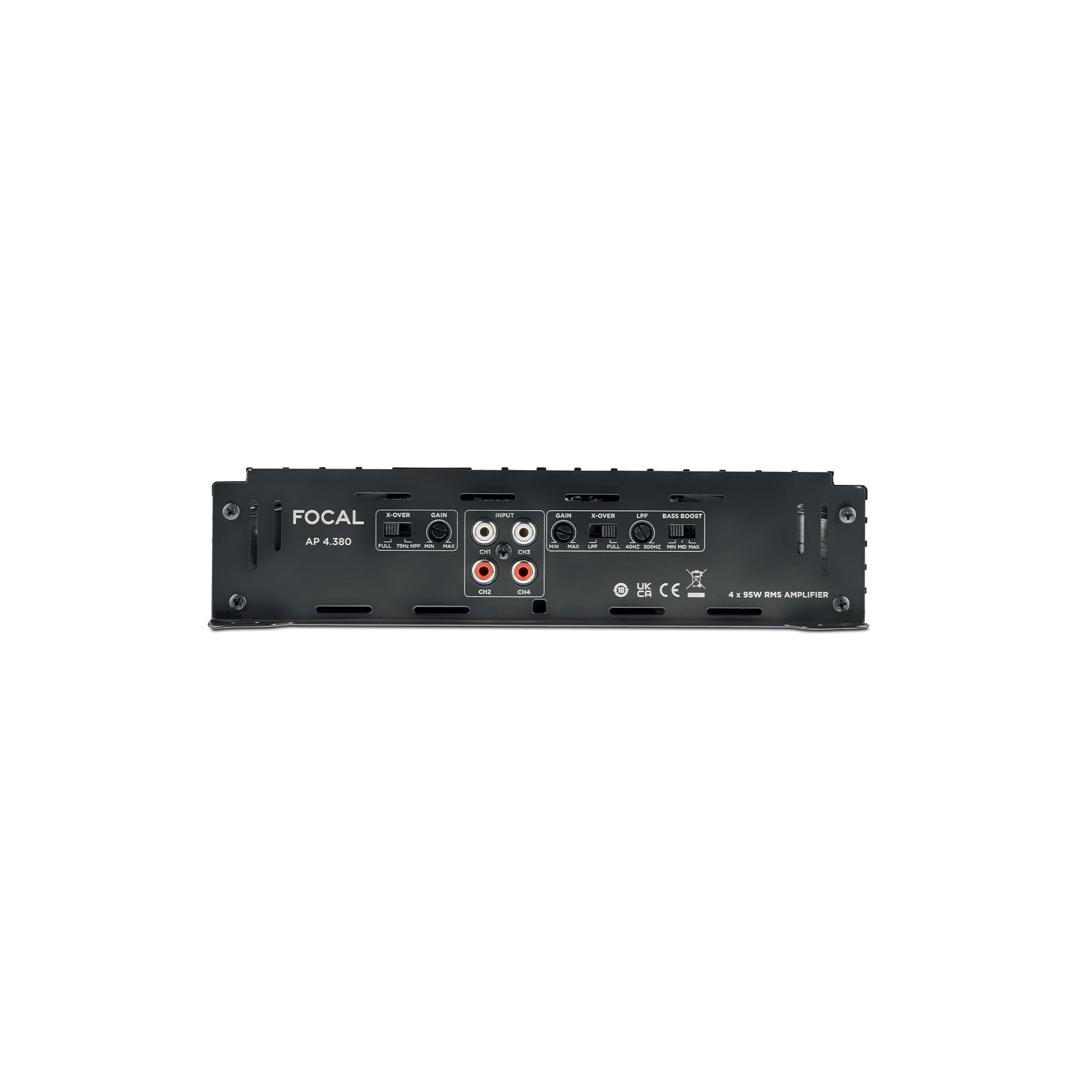 Focal AP4380, Class AB 4 Channel Full Range Amplifier - 2800 Watts