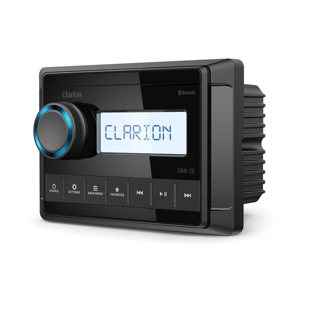 Clarion CMM-20, Marine Digital Media Receiver with High-Contrast Display (does not play CDs)