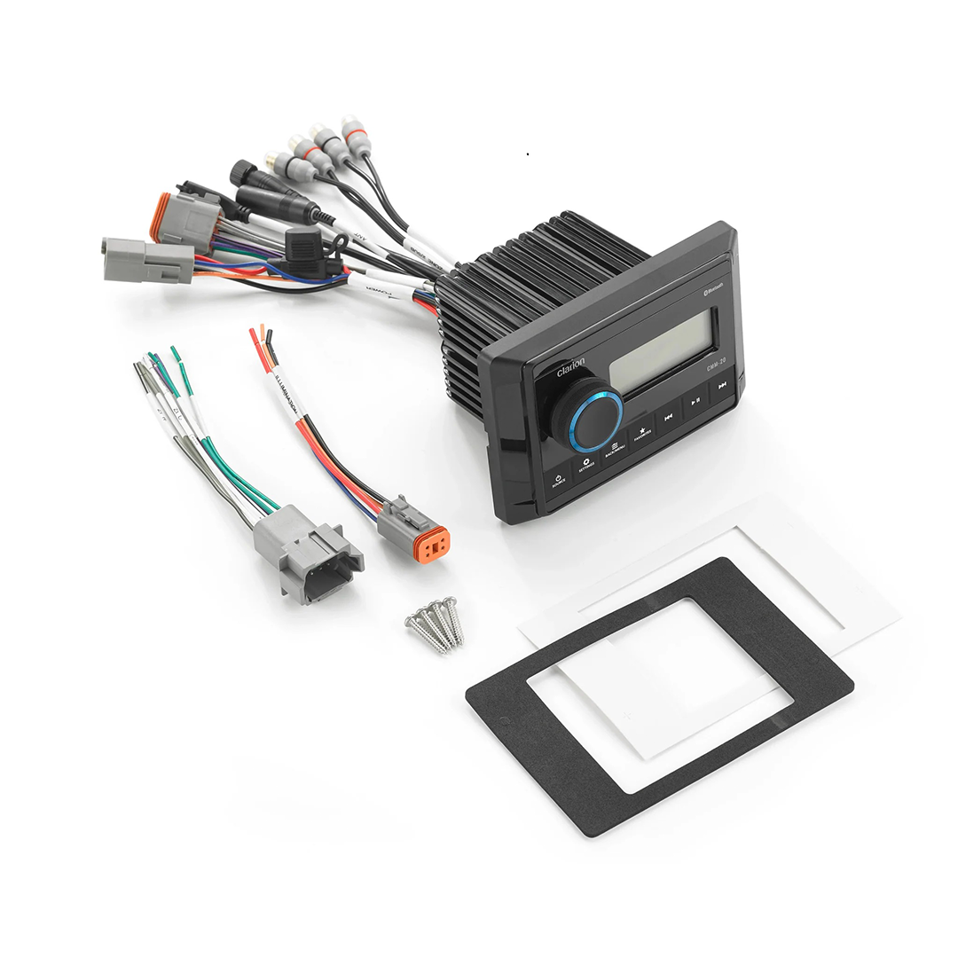Clarion CMM-20, Marine Digital Media Receiver with High-Contrast Display (does not play CDs)
