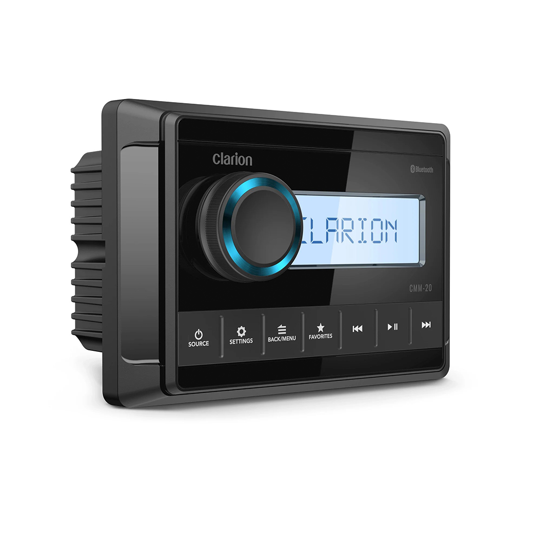 Clarion CMM-20, Marine Digital Media Receiver with High-Contrast Display (does not play CDs)