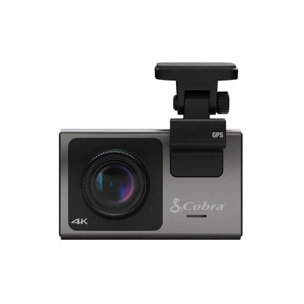 Cobra SC400, Single View Dashcam GPS, WIFI, BT, With 4K, 3-Channel Capable and Alexa