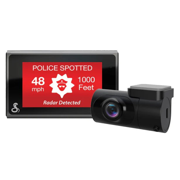 Cobra SC400, Single View Dashcam GPS, WIFI, BT, With 4K, 3-Channel Capable and Alexa
