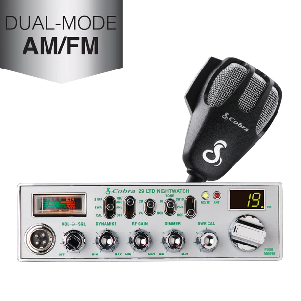 Cobra CCBP29LTNW, 29 NW NIGHTWATCH CLASSIC CB RADIO AM/FM