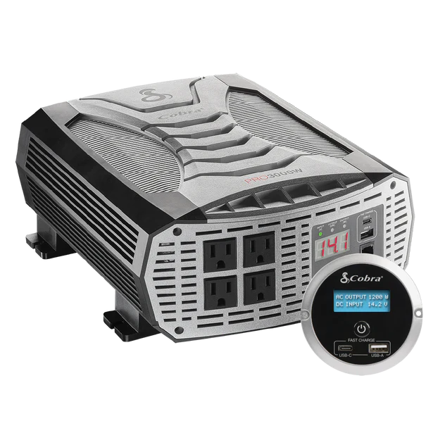 Cobra CPI3000W, 3000W Power Inverter with Remote