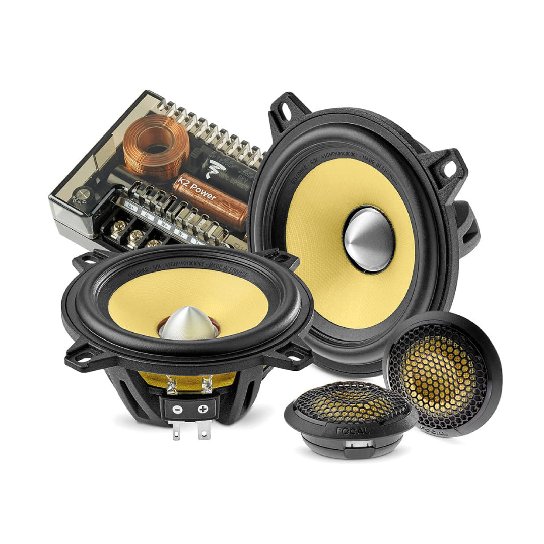Focal ES100KE, K2 Power 4” 2-Way Component Speakers