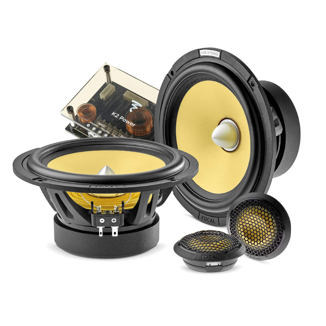 Focal ES165K2E, K2 Power 6.5” 2-Way Component Speakers