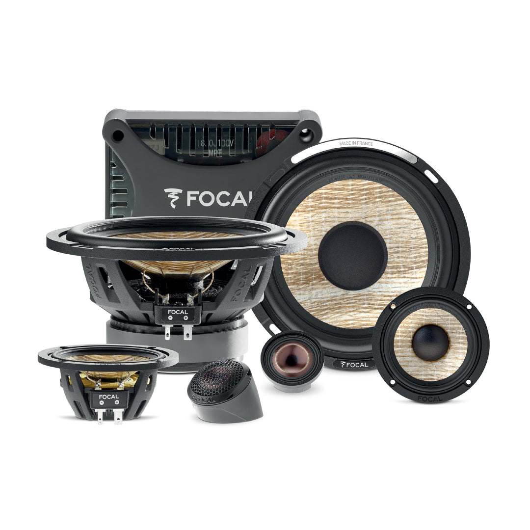 Focal PS165F3E, FLAX EVO 6.5” 3-Way Component Speakers