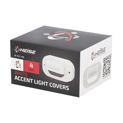 HEISE HE-RLC-4W, (4)Rock Light Cover White
