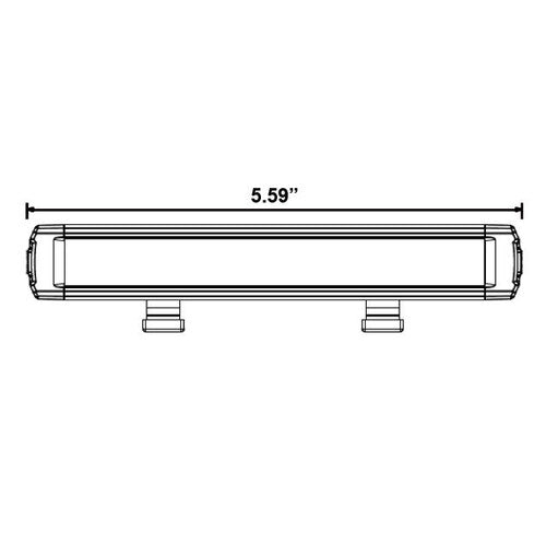 HEISE HE-SS550, LED Bar 5.5" Slimline
