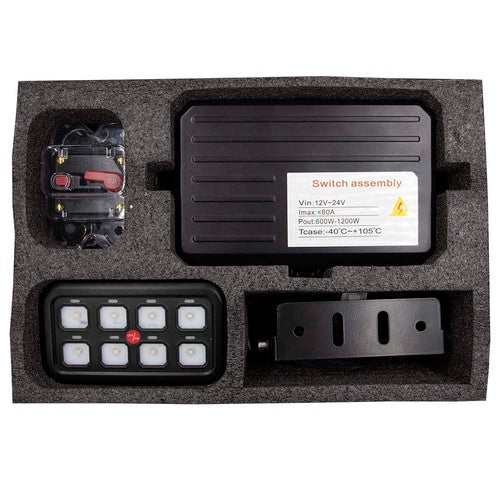 HEISE HE-SWP8, Switch Panel 8gang