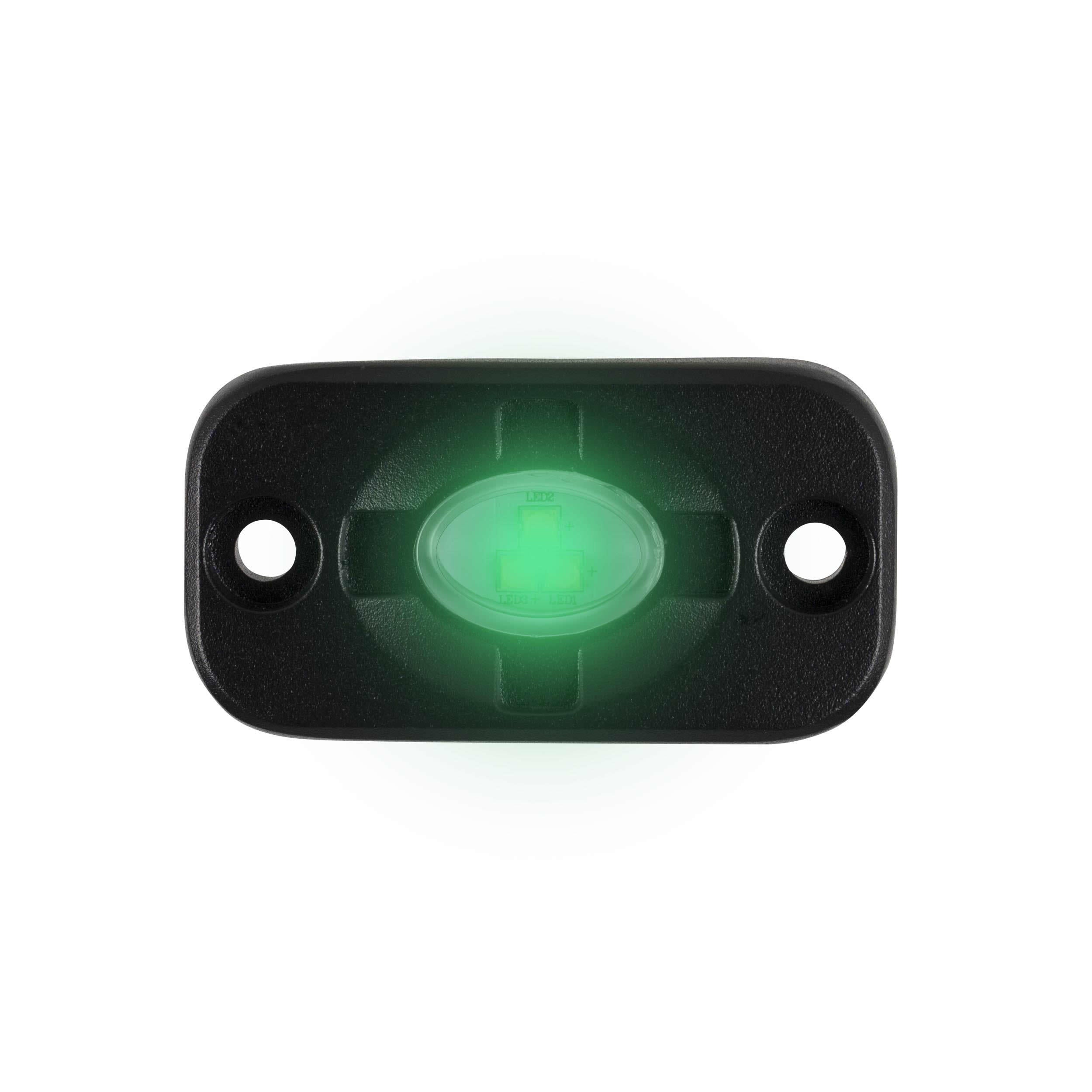 HEISE HE-TL1G, Black Pod Green LED IP68