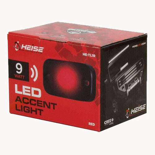 HEISE HE-TL1R, Black Pod Red LED IP68