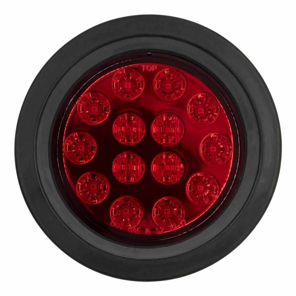HEISE HE-TR4001, Trailer LED 4"Round Red