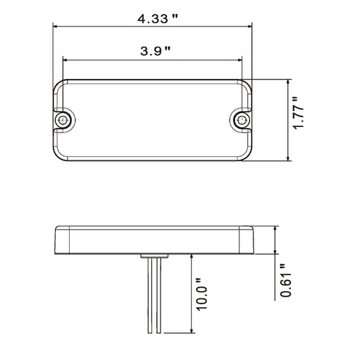 HEISE HE-TRRF01, Trailer Marker Red