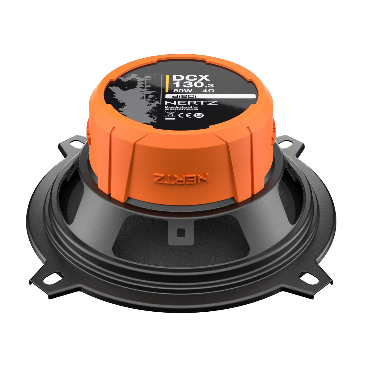 Hertz DCX 130.3, Dieci 5.25" 2-Way Coaxial Speakers