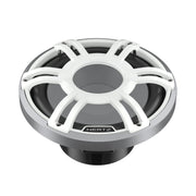 Hertz HMS 10 S2-LD-SW, HMS 10" 2-Ohm Infinite Baffle Mairne Subwoofer w/ RGB LED, Silver-White Sport Grille