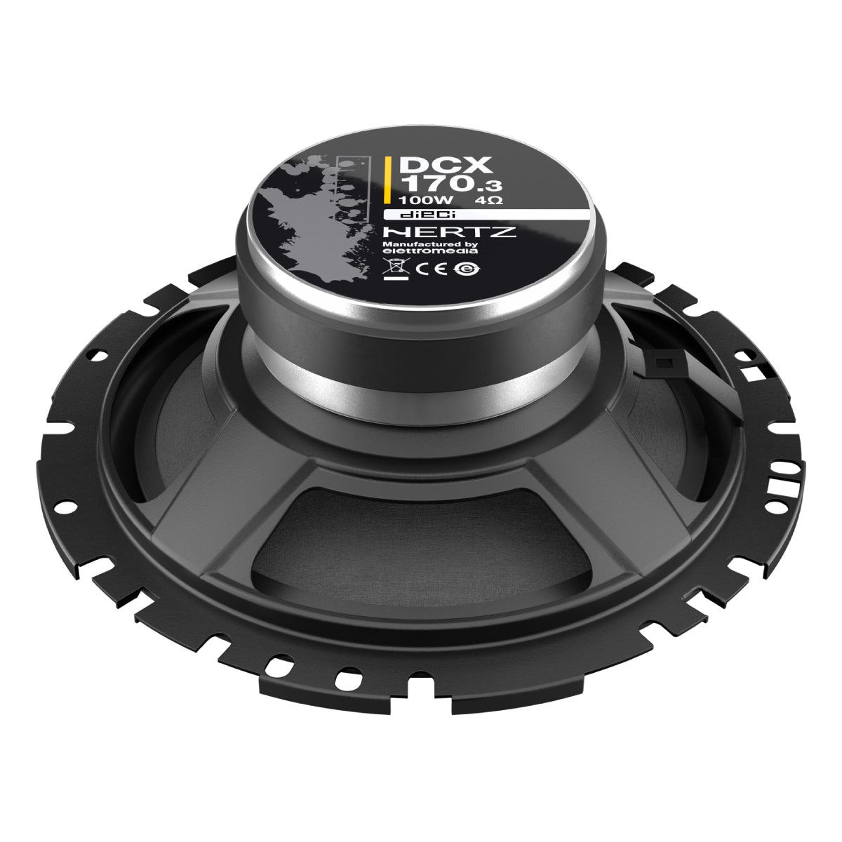 Hertz DCX 170.3, Dieci 6.75" 2-Way Coaxial Speakers