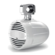 Hertz HTX 8 M-CL-TW, 8" Marine Coaxial Tower Speaker w/ Clamp - White Grille