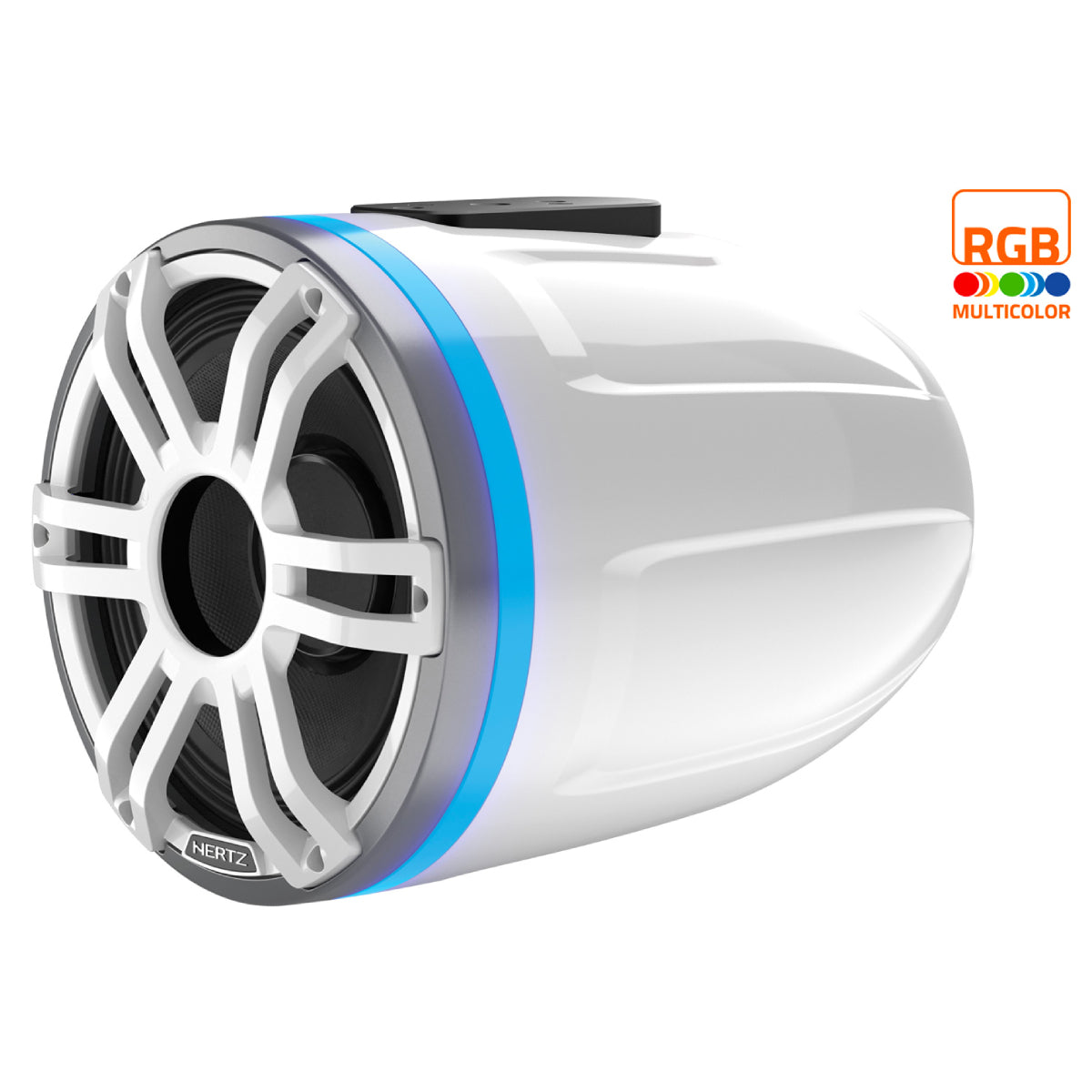Hertz HTX 8H S-FL-SW, 8" Common Motor Compression Marine Tower Horn Speaker - SW Sports Grille