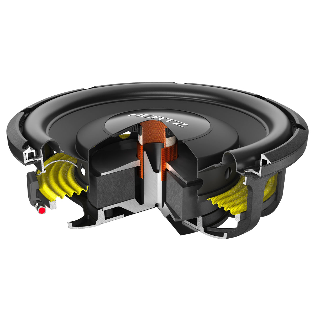 Hertz MPS 300 S4, Mille PRO 12" 4-Ohm Single Voice Coil Shallow Subwoofer