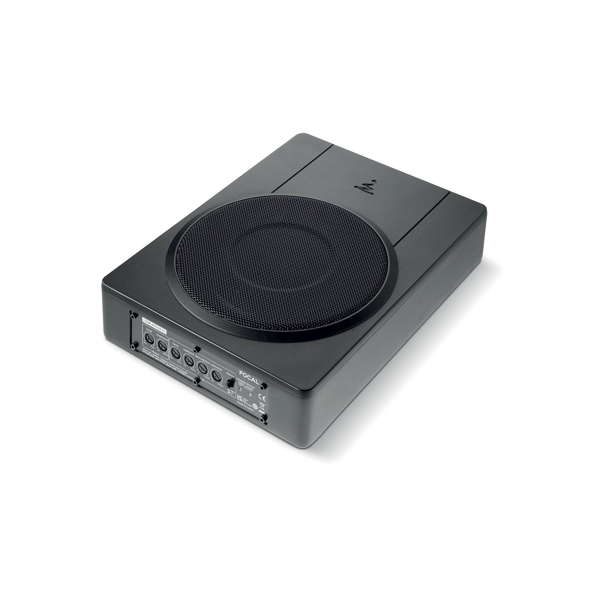 Focal ISUBACTIVE, 8” BombA under seat amplified