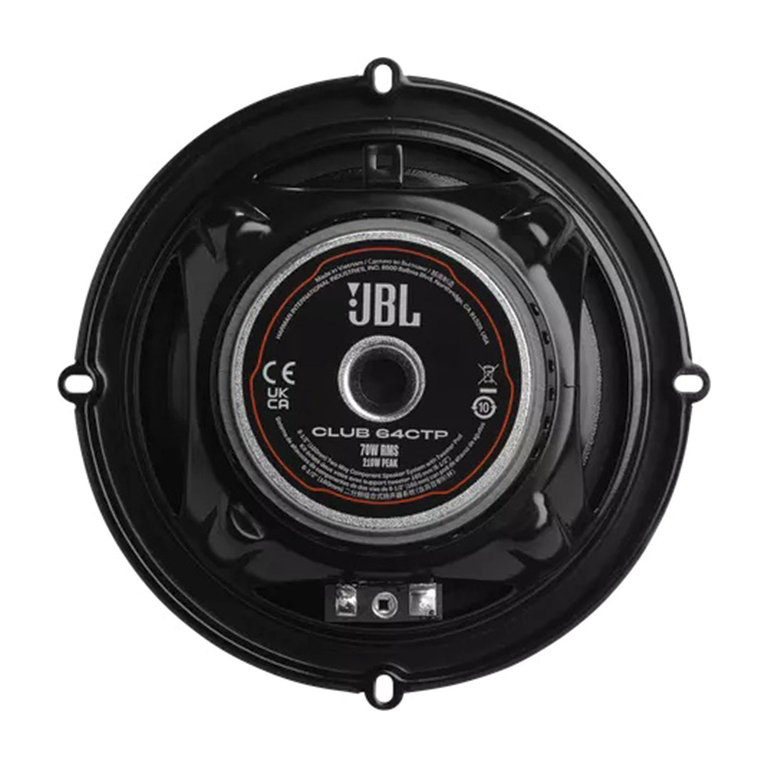 JBL CLUB64CTP, Club Series 6.5" 2-Way Component Speakers w/ Tweeter Pod