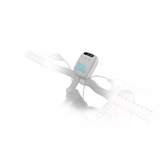 JBL WIND3GRYAM, Bluetooth Handlebar Speaker w/ FM Tuner - Gray