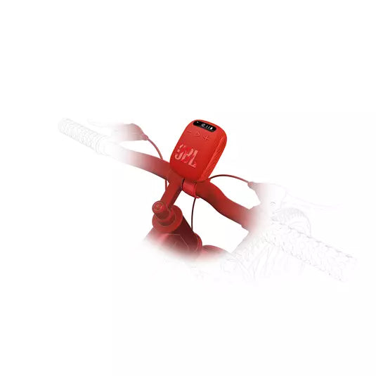 JBL WIND3REDAM, Bluetooth Handlebar Speaker w/ FM Tuner - Red