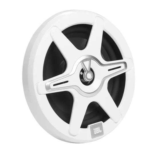 JBL CLUB62, 6.5" 2-Way Marine Speakers w/ RGB Lighting (White/Gray Grill)