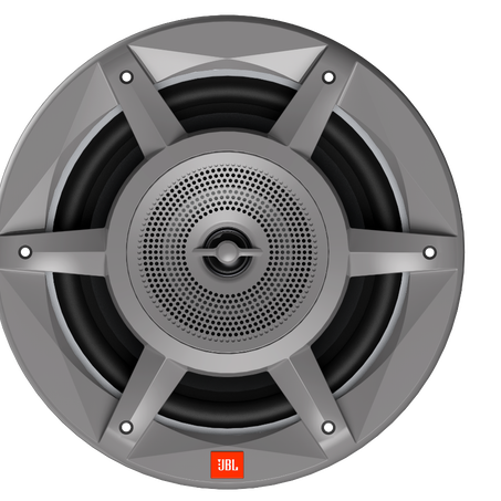 JBL JBLMARSPKSD82MGAM, Stadium 8" 3-Way Marine Speakers w/ RGB Lighting - Grey