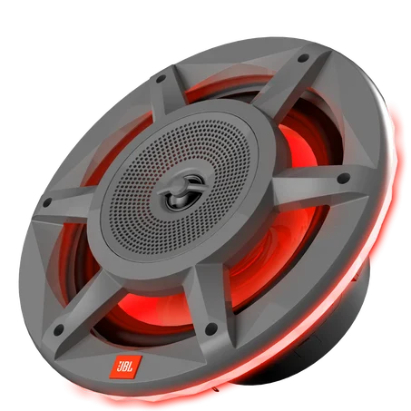 JBL JBLMARSPKSD82MGAM, Stadium 8" 3-Way Marine Speakers w/ RGB Lighting - Grey