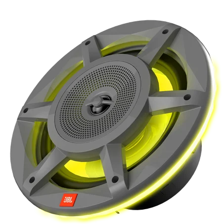 JBL JBLMARSPKSD82MGAM, Stadium 8" 3-Way Marine Speakers w/ RGB Lighting - Grey