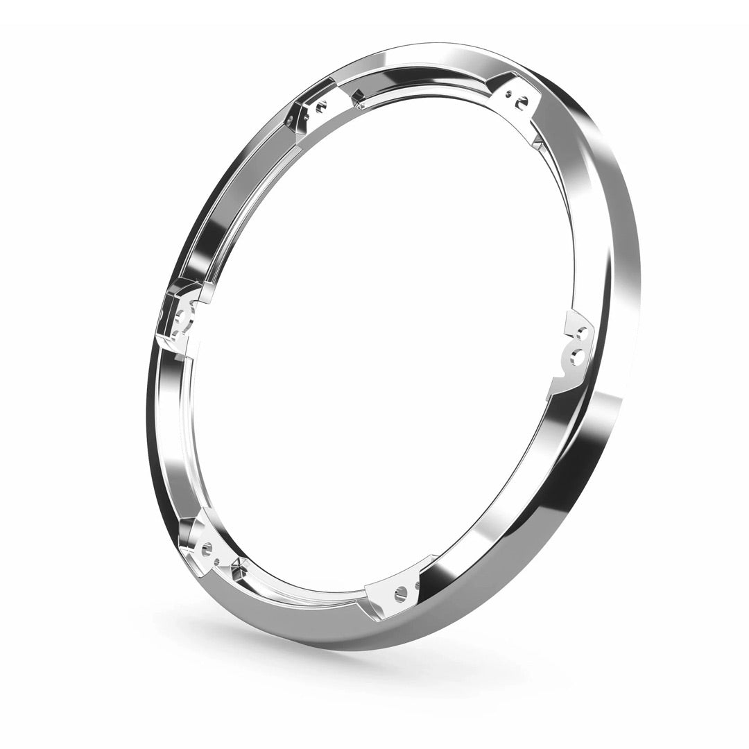 JL Audio M6-770STR-S-Cr, M6 7.7" Marine Coaxial Speaker Trim Ring, Single