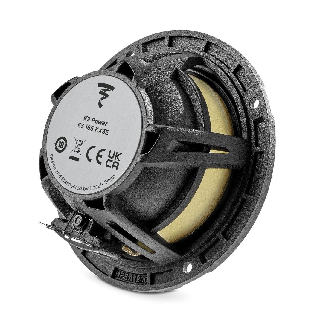 Focal ES165KX3E, K2 Power 6.5” 3-Way Component Speakers w/ FRAK Tweeter