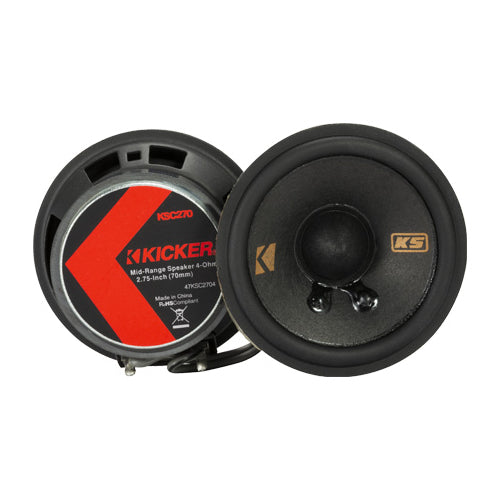 Kicker KSS269, KS Series 6x9" 2-Way 4 Ohm Component Speakers (51KSS269)