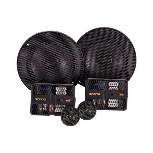 Kicker KSS50, KS Series 5.25" 2-Way 4 Ohm Component Speakers (51KSS504)
