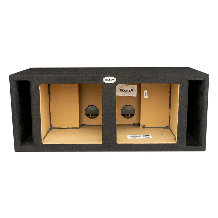 SoundBox E Series Dual 15" Vented Side Port Subwoofer Enclosure, Square