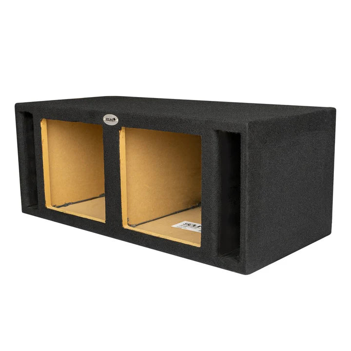 SoundBox E Series Dual 15" Vented Side Port Subwoofer Enclosure, Square